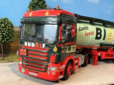 WSI WSI Scania R420 Highline 4x2 with 3-axle tanktrailer Rudolf "Biodiesel"