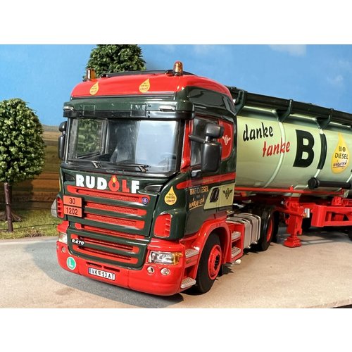 WSI WSI Scania R420 Highline 4x2 met 3-as tankoplegger Rudolf "Biodiesel"