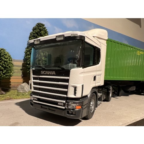 Tekno Tekno Scania 124L/400 with container trailer + 2x20ft. container CATU