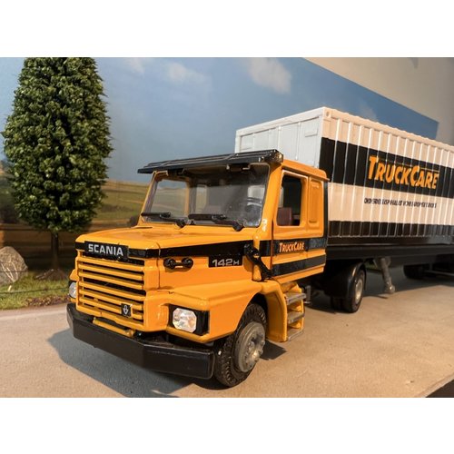 Tekno Tekno Scania T 142H/V8 2 as Trekker met 3 as Cont.oplegger 2x20ft Truckcare