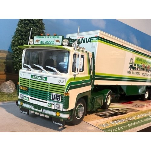 Tekno Tekno Scania 141 with 3-axle box trailer Daniel Morin - Persian Golf Express Tekno Tekno Scania 141 with 3-axle box trailer Daniel Morin - Persian Golf Express