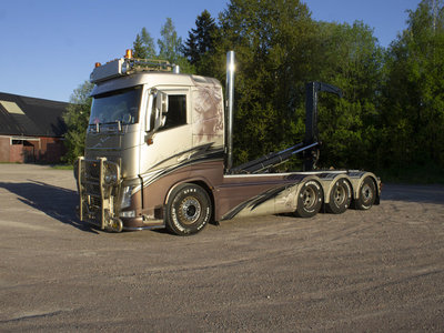 WSI WSI Volvo FH4 8x4 haakarm systeem + container Per Broddes