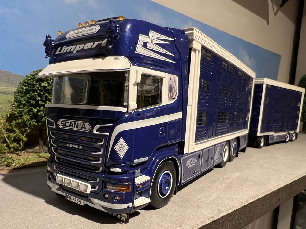 Tekno Tekno Scania R-Streamline Topline vee-combinatie Limpert