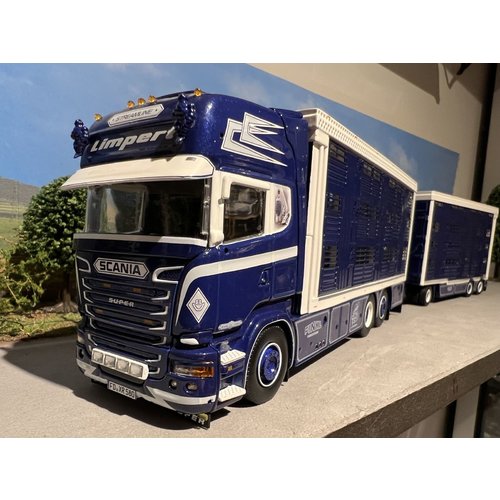 Tekno Tekno Scania R-Streamline Topline live stock-combination Limpert Tekno Tekno Scania R-Streamline Topline live stock-combination Limpert