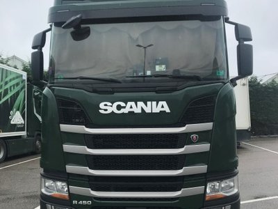 Tekno Tekno Scania Next Gen R-serie Highline rigid truck with dolly and 3-axle reefer trailer Andersen, Alex - Copy