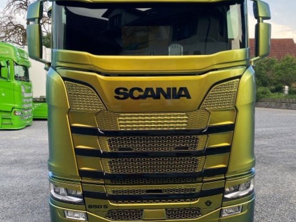 Tekno Tekno Scania Next-Gen s-serie 4x2 Highline met koeltrailer MULLER Ermensee GmbH