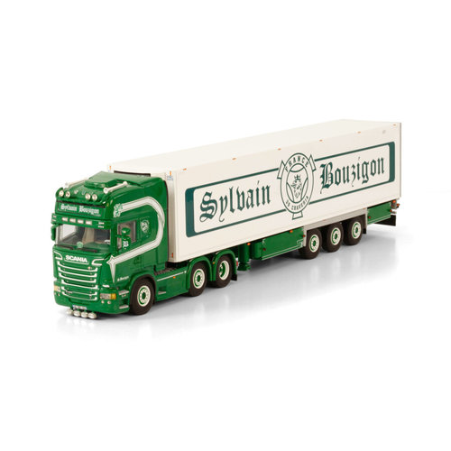 WSI WSI  Scania R Topline 6x2 met 3-as koeloplegger S. Bouzignon