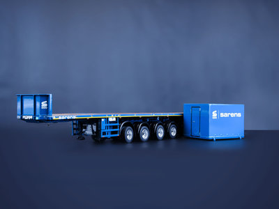 Sarens store IMC 6-axle Nooteboom ballast trailer Sarens