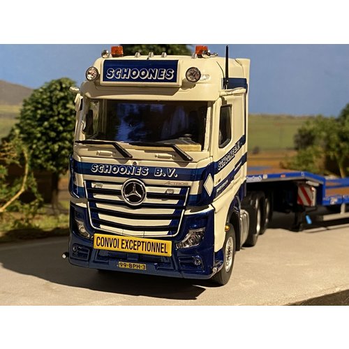 IMC IMC Mercedes Actros BigSpace 6x4 met Nooteboom MCOS 4-assige semidieplader Schoones IMC IMC Mercedes Actros BigSpace 6x4 met Nooteboom MCOS 4-assige semidieplader Schoones
