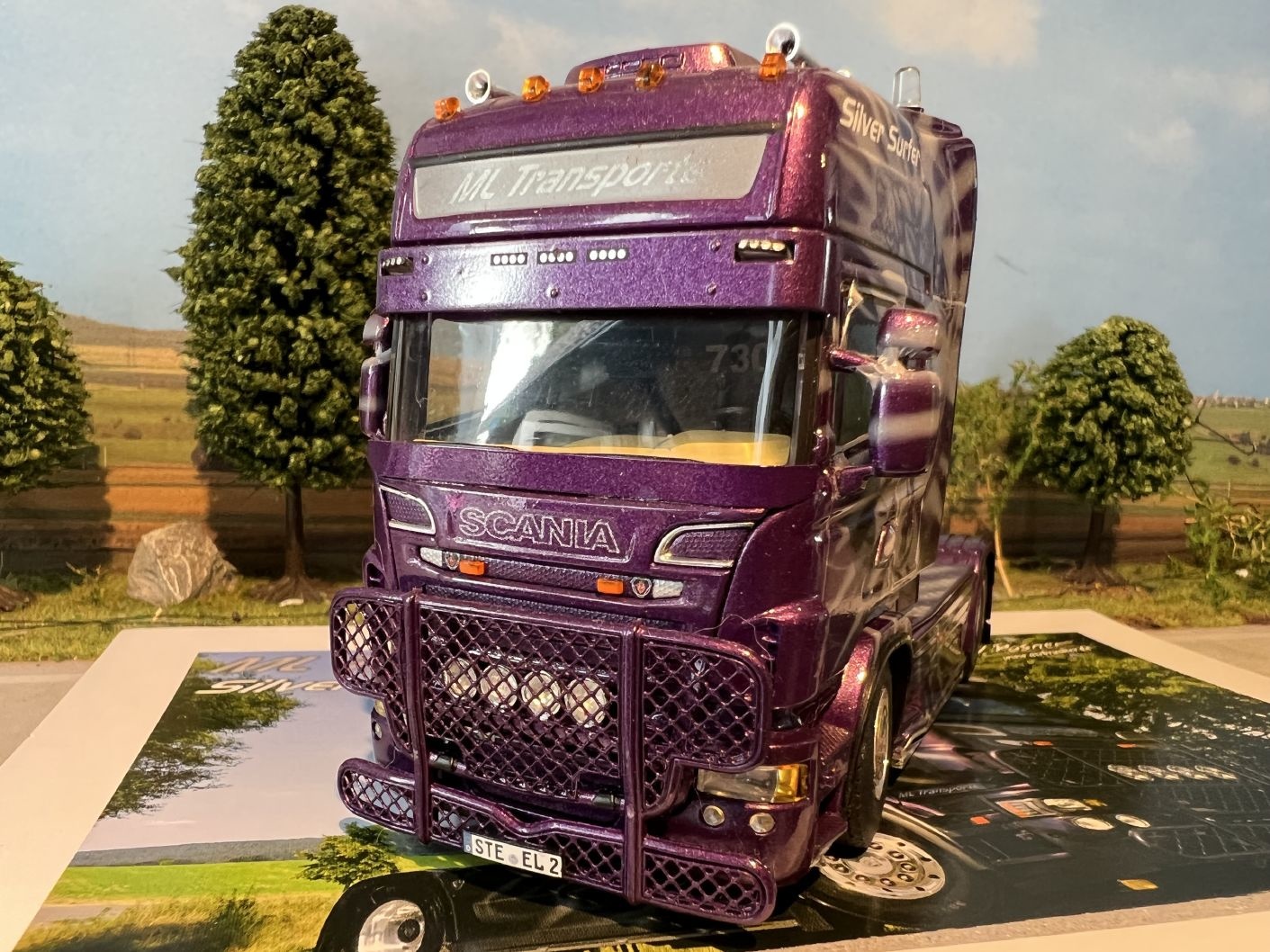 WSI Scania R6 topline 4x2 single truck ML Transporte - Lengler 