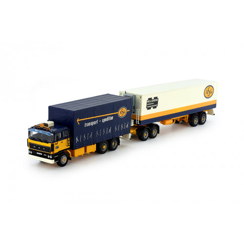 Tekno Tekno DAF 2800 rigid truck with classic 2-axle reefer trailer ASG Tekno Tekno DAF 2800 rigid truck with classic 2-axle reefer trailer ASG