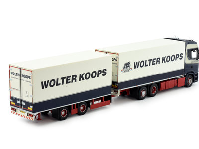 Tekno Tekno Scania Next Gen Highline rigid truck with 2-axle reefer trailer Wolter Koops