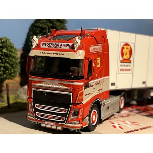 Tekno Tekno Volvo FH4 met 3-assige Ekeri oplegger Fisotrans