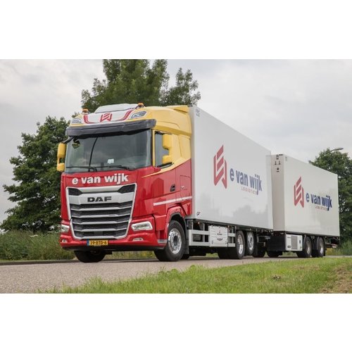 Tekno Tekno DAF XG 6x2 rigid truck with trailer E. van Wijk Tekno Tekno DAF XG 6x2 rigid truck with trailer E. van Wijk