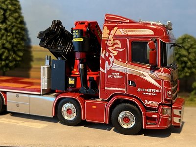 WSI WSI Scania S Highline 8x4 bakwagen + palfinger 7800.2 + jib John O'Neill