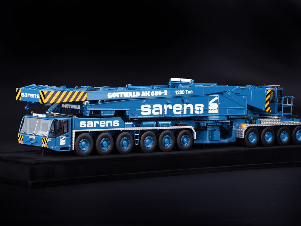 Sarens store IMC Gottwald AK 680-3 mobile crane SARENS