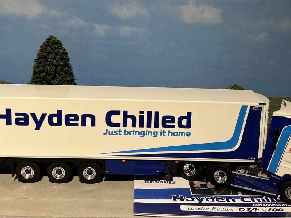 WSI WSI Renault T Truck High 6x2 with 3-axle reefer trailer Hayden chilled Dumfries Scotland