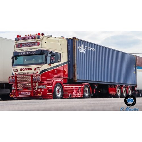 Tekno Tekno Scania R-serie Topline 4x2 with 40ft. container CONTLIFT Tekno Tekno Scania R-serie Topline 4x2 with 40ft. container CONTLIFT