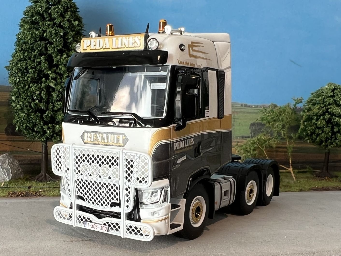 WSI Renault Trucks T High 6x2 Peda Lines - Miniatuurshop.com