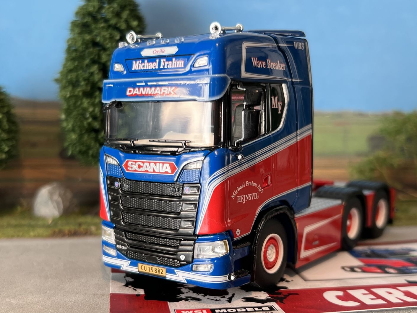 WSI Scania S Highline 6x2 Michael Frahm - Miniatuurshop.com