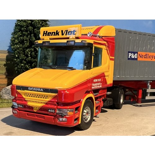 Tekno Tekno Scania 124L/400 Torpedo with container trailer + 2x20ft. container Henk Vlot Tekno Tekno Scania 124L/400 Torpedo with container trailer + 2x20ft. container Henk Vlot