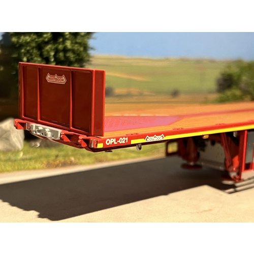 WSI WSI 6-axle ballasttrailer Nooteboom red line WSI WSI 6-axle ballasttrailer Nooteboom red line