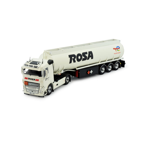 Tekno Tekno Volvo FH05 met 3-assige brandstof oplegger ROSA - TOTAL Tekno Tekno Volvo FH05 met 3-assige brandstof oplegger ROSA - TOTAL