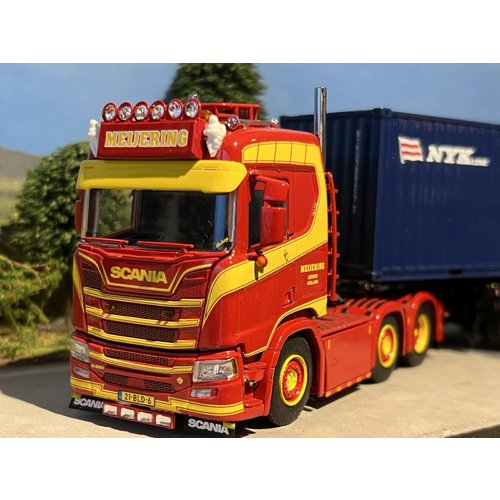 WSI WSI Scania R Normal 6x2 + 2-connect combi trailer (2+3 as) + 2 x 20ft. MEIJERING Transport WSI WSI Scania R Normal 6x2 + 2-connect combi trailer (2+3 as) + 2 x 20ft. MEIJERING Transport
