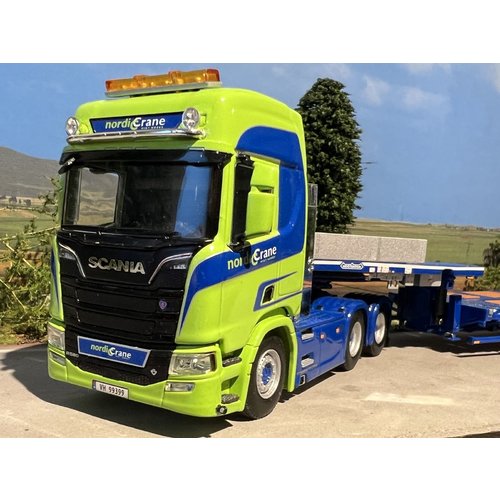 WSI WSI Scania R Highline 6x4 + 6-axle lowloader pendel X Nordic Crane WSI WSI Scania R Highline 6x4 + 6-axle lowloader pendel X Nordic Crane