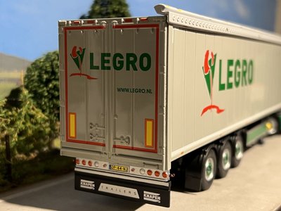 Tekno Tekno DAF Euro 6 XF Space Cab with 3-axle cargo floor trailer LEGRO
