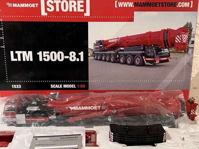 Mammoet store WSI Liebherr LTM 1500-8.1 Mobile crane Mammoet
