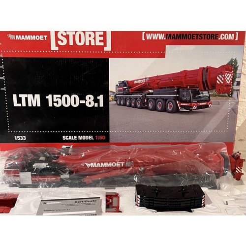 Mammoet store WSI Liebherr LTM 1500-8.1 Mobile crane Mammoet Mammoet store WSI Liebherr LTM 1500-8.1 Mobile crane Mammoet