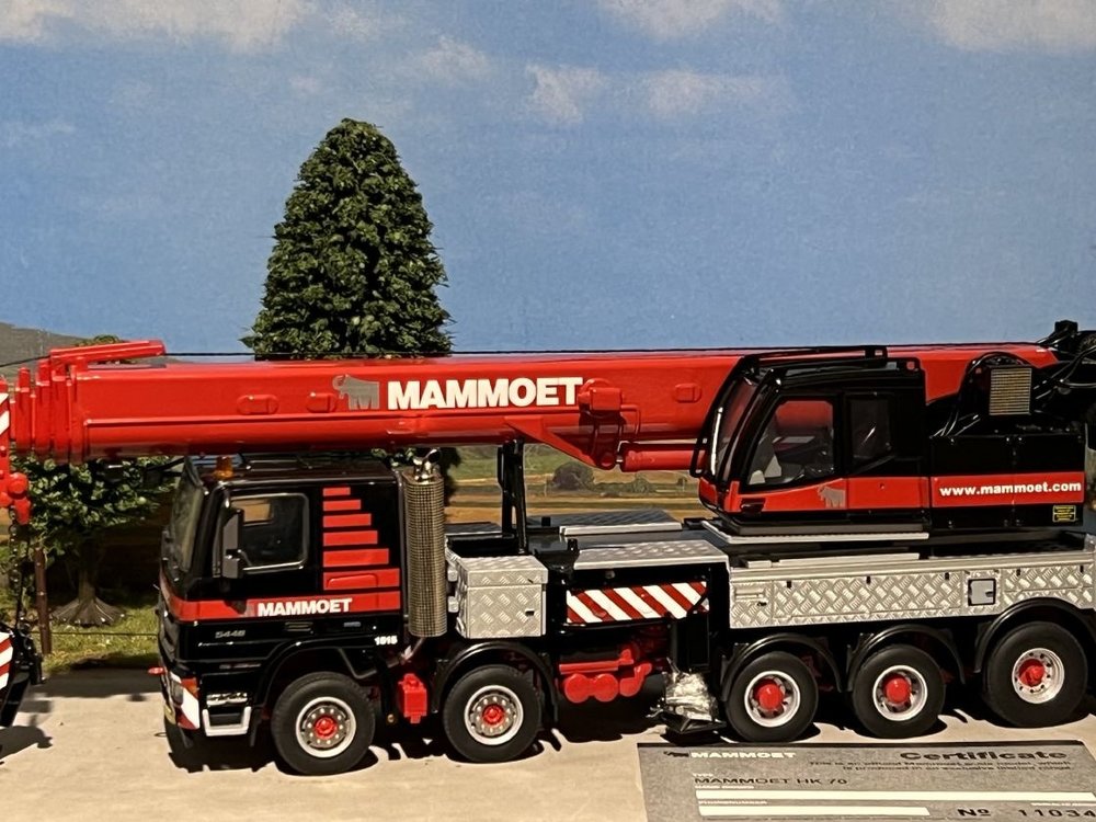 Mammoet store WSI Faun HK 70 Mercedes Actros Mammoet