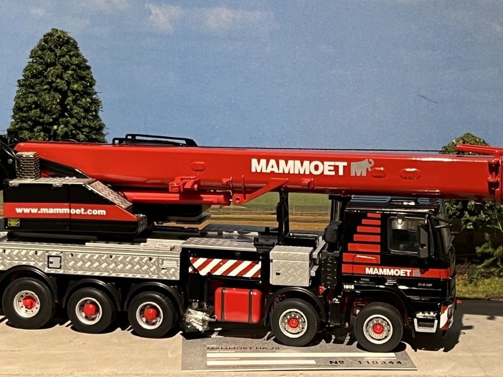 Mammoet store WSI Faun HK 70 Mercedes Actros Mammoet