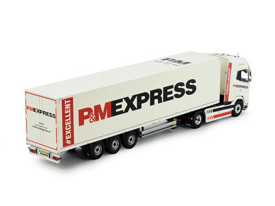 Tekno Tekno DAF XG+ with 3-axle box trailer P&M Express
