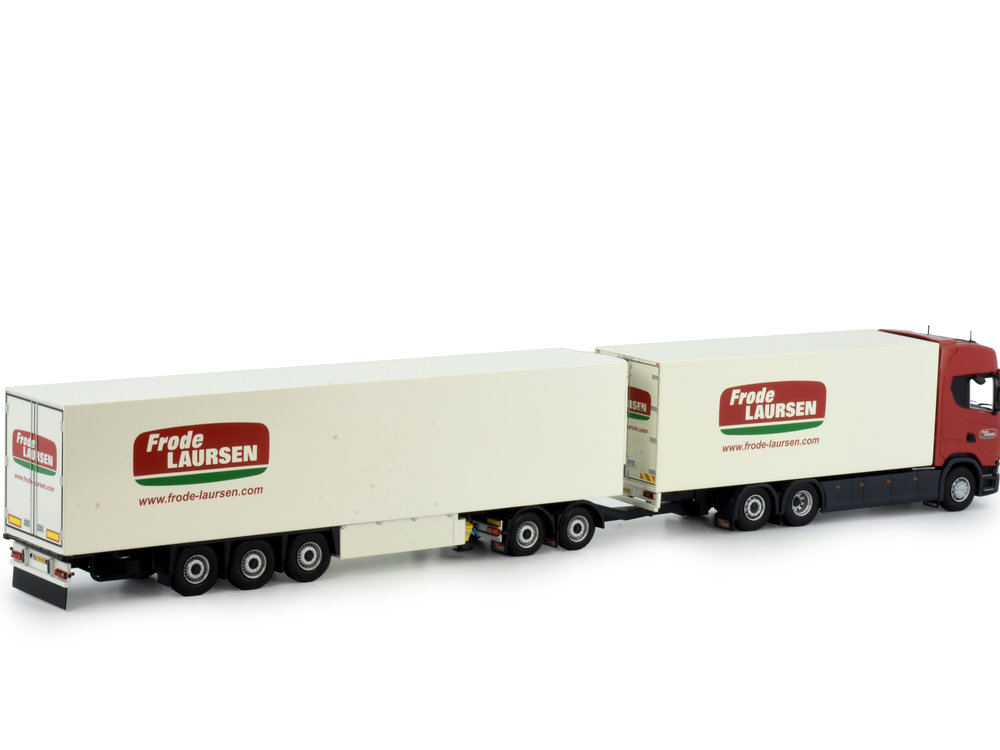 Tekno Tekno Scania R-serie Next Gen MW met reefertrailer Frode Laursen