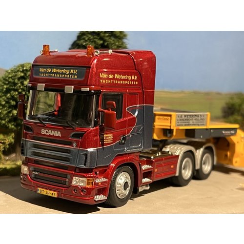NZG NZG Scania R 6x4 Nooteboom 2-axle Pendle X euro lowloader van de Wetering NZG NZG Scania R 6x4 Nooteboom 2-axle Pendle X euro lowloader van de Wetering