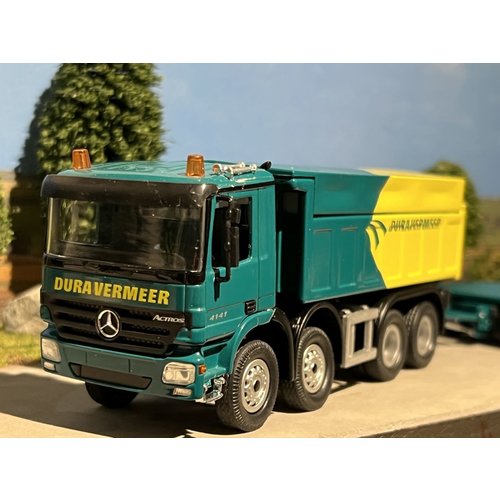 NZG NZG Mercedes Actros with Nooteboom ASD drawbar semi-lowloader Dura Vermeer NZG NZG Mercedes Actros with Nooteboom ASD drawbar semi-lowloader Dura Vermeer