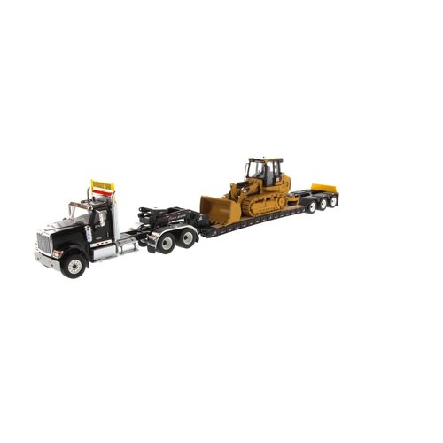 Diecast Masters Diecast Masters International HX 520 truck with lowbed trailer and load Cat 963K Track Loader Diecast Masters Diecast Masters International HX 520 truck with lowbed trailer and load Cat 963K Track Loader