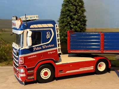 Tekno Tekno Scania Next Gen R-serie with 3-axle stone trailer PWT