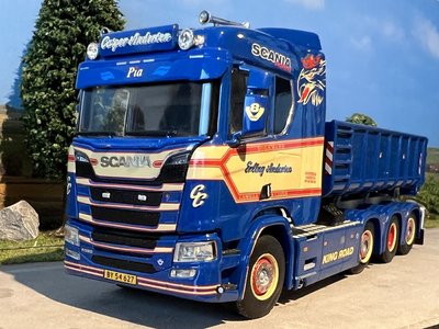 WSI WSI Scania R 8x2  haakarm systeem + 15m3 container Erling Andersen