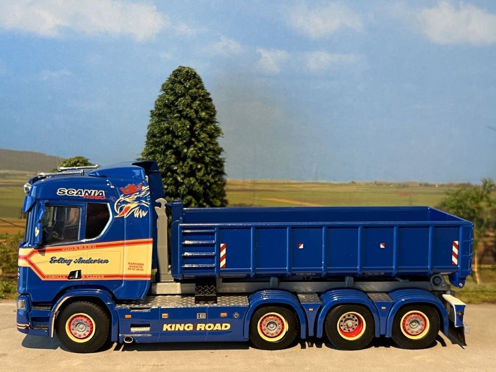WSI WSI Scania R 8x2  haakarm systeem + 15m3 container Erling Andersen