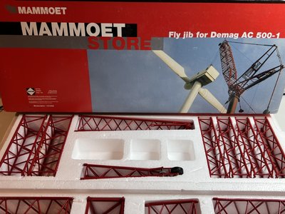 Mammoet store Conrad Demag AC 500-1 Luffing fly jib Mammoet
