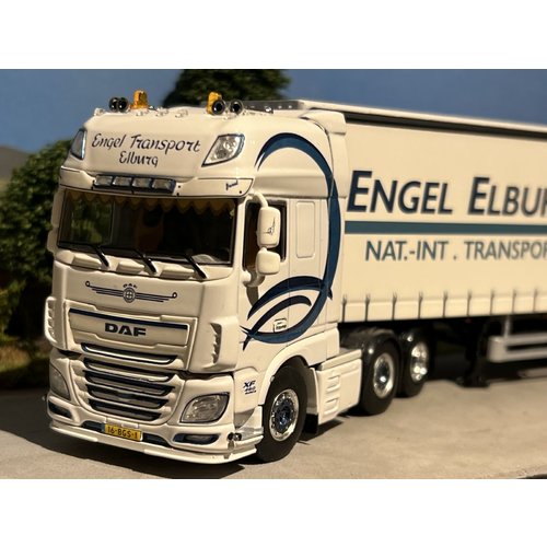 WSI WSI DAF 106XF SSC 4x2 met 3-as schuifzeilen oplegger ENGEL Transport Elburg WSI WSI DAF 106XF SSC 4x2 met 3-as schuifzeilen oplegger ENGEL Transport Elburg