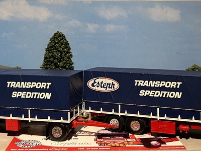 Tekno Tekno Volvo F89 rigid truck with 2-axle trailer Niels Pallesen