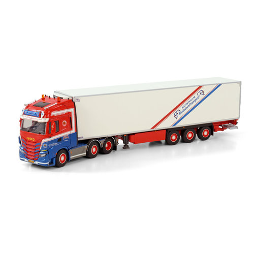 WSI WSI Iveco S-Way 6x2 with 3-axle reefer trailer Hanstholm Container Transport WSI WSI Iveco S-Way 6x2 with 3-axle reefer trailer Hanstholm Container Transport