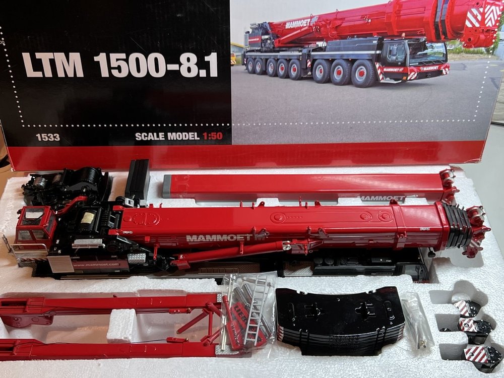 Mammoet store WSI Liebherr LTM 1500-8.1 Mobile crane Mammoet
