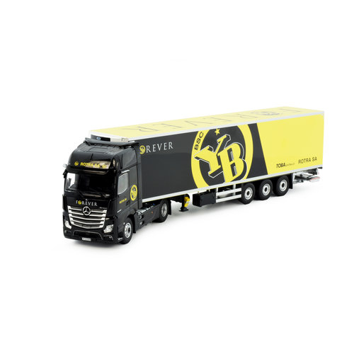 Tekno Tekno Mercedes Actros Gigaspace 4x2 with reefer trailer Rotra SA - FC Bern