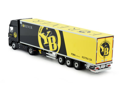 Tekno Tekno Mercedes Actros Gigaspace 4x2 met koeltrailer Rotra SA - FC Bern