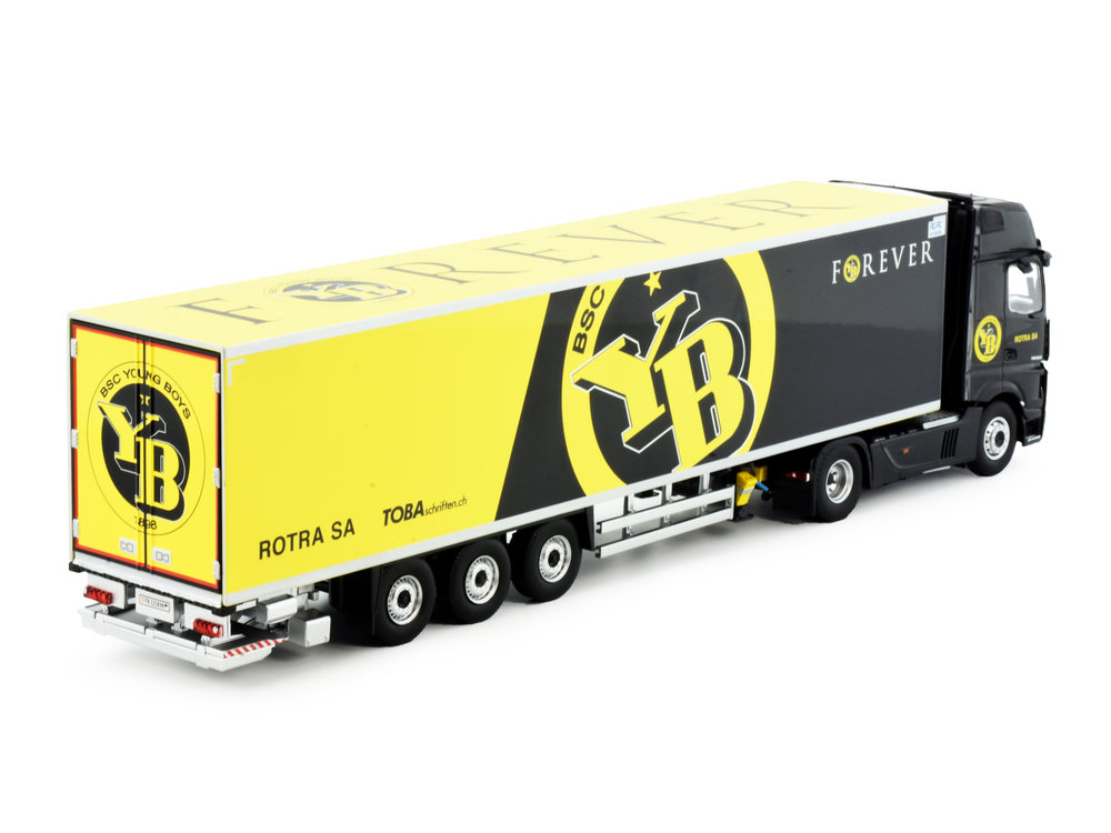 Tekno Tekno Mercedes Actros Gigaspace 4x2 with reefer trailer Rotra SA - FC Bern